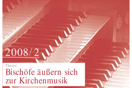 Kirchenmusikalische Informationen, Nr. 2/2008
