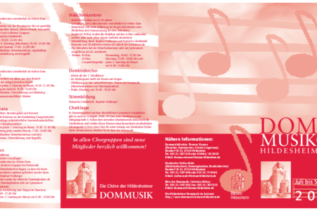 Dommusik Hildesheim: Juli bis September 2008