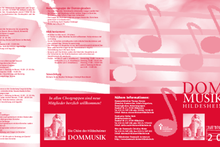 Dommusik Hildesheim: Juli bis September 2012