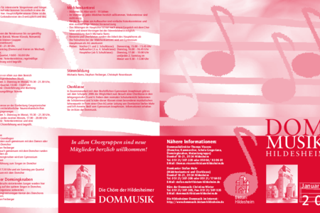 Dommusik Hildesheim: Januar bis März 2011