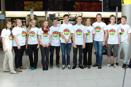 Internationaler Freiwilligendienst 2013, Abflug Hannover, 01.08.2013