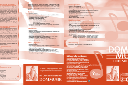 Dommusik Hildesheim: Oktober bis Dezember 2015
