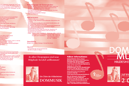 Dommusik Hildesheim: Juli bis September 2014