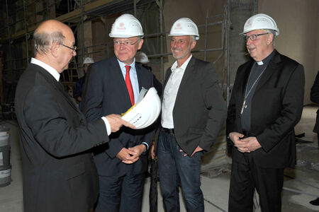 Ministerpräsident Stephan Weil besucht den Hildesheimer Dom, 13.08.2013