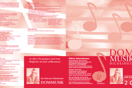 Dommusik Hildesheim: Juli bis September 2011